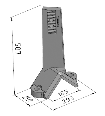 Р-162 (D036800001; 212141395) Стойка левая (центральная) MARINI